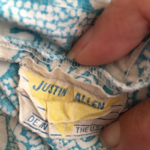 Vintage Justin Allen elephant print shorts - Picture 3 of 7